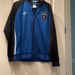 SJ EARTHQUAKES MENS XL JACKET