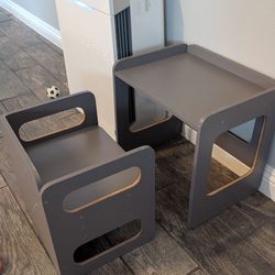 Toddler chair and table