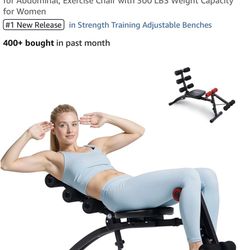 MERACH Ab Machine for Home Gym, Adjustable Ab Trainer Bench for Full Body Workout
