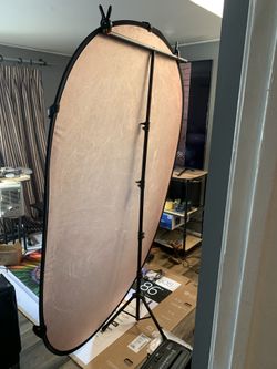 T-backdrop Stand With Oval Backdrop