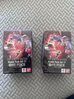 One Piece The Time Of Battle Double Pack Set 11 Bandai Card Game TCG NEW
