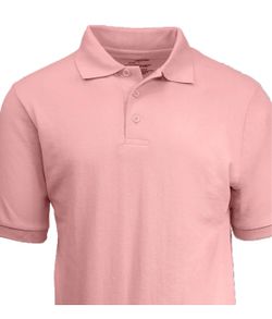 WGalaxy by Harvic MPK-1600RDL Polo Shirt Large NWT (red,pink,blue,gray)