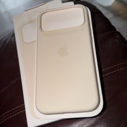Apple Silicone Case Called Vanilla  17 Pro Max 