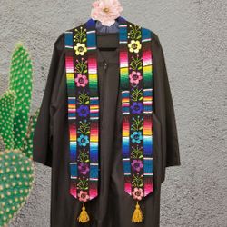 GRADUATION STOLE/SASH/Estola De Graduation De Alta Calidad Bordada Y Con Forro $68
