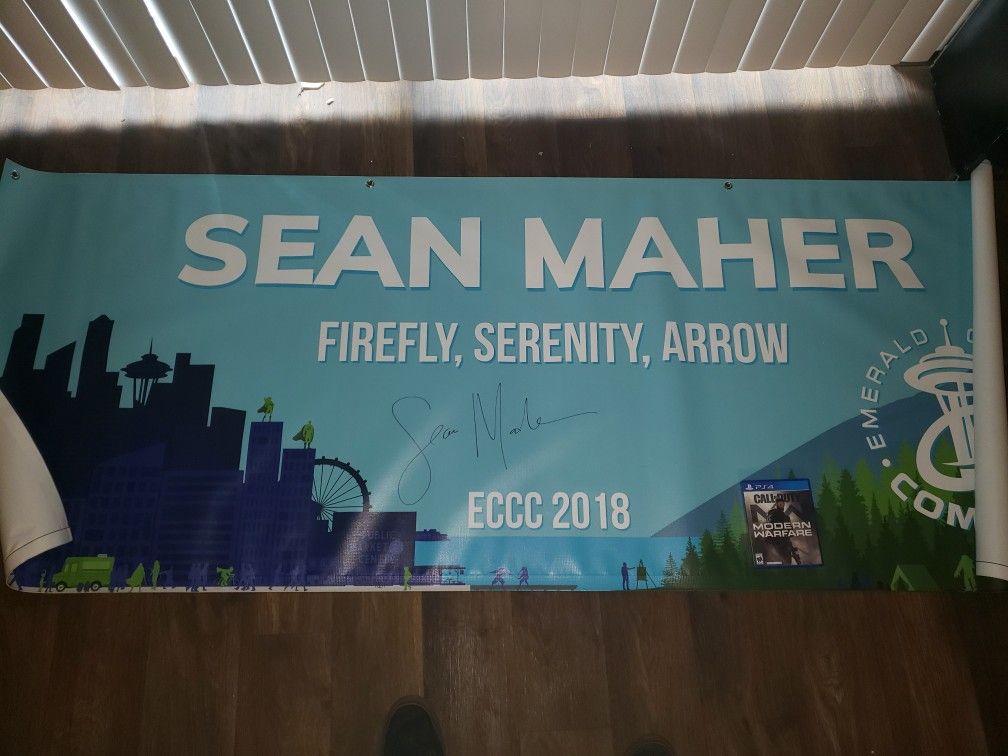 ECCC Sean Maher Signed Banner