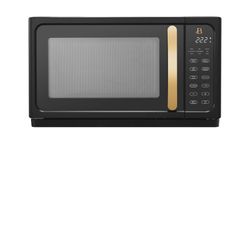 Beautiful 1.1 Cu ft 1000 Watt, Sensor Microwave Oven, Black Sesame by Drew Barrymore, New