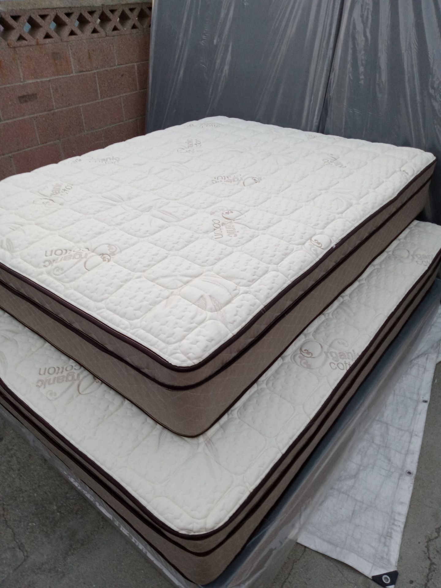 Cal King Size Mattress Pillow Top New
