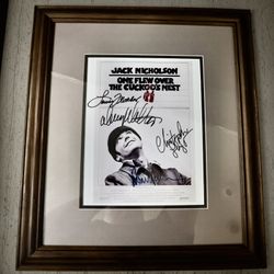 1975 "One Flew Over The Cuckoo's Nest" Signed 8" X 10"