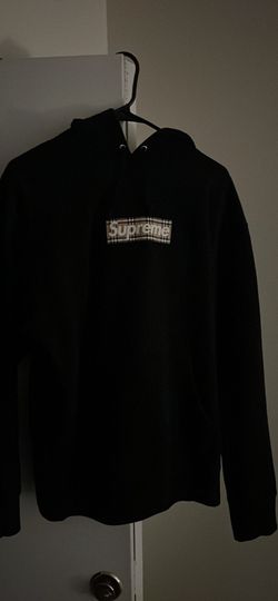 Supreme Burberry Hoodie Size L