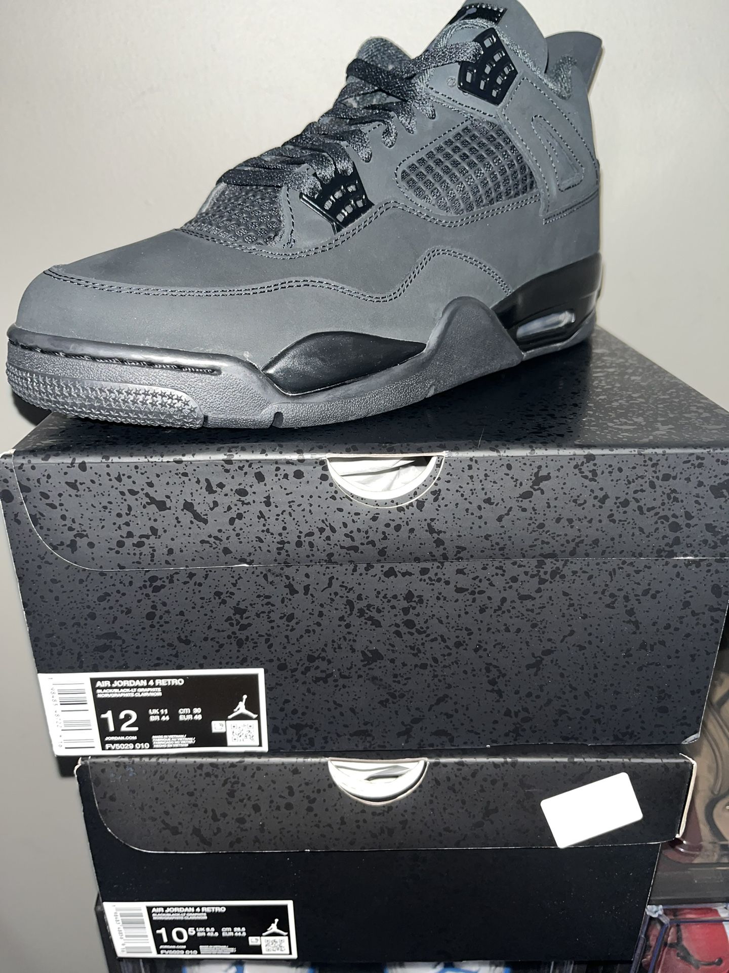 Jordan Retro 4 Black Cat Size 13