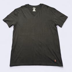 Polo Ralph Lauren Black V-Neck T-Shirt - Brand New