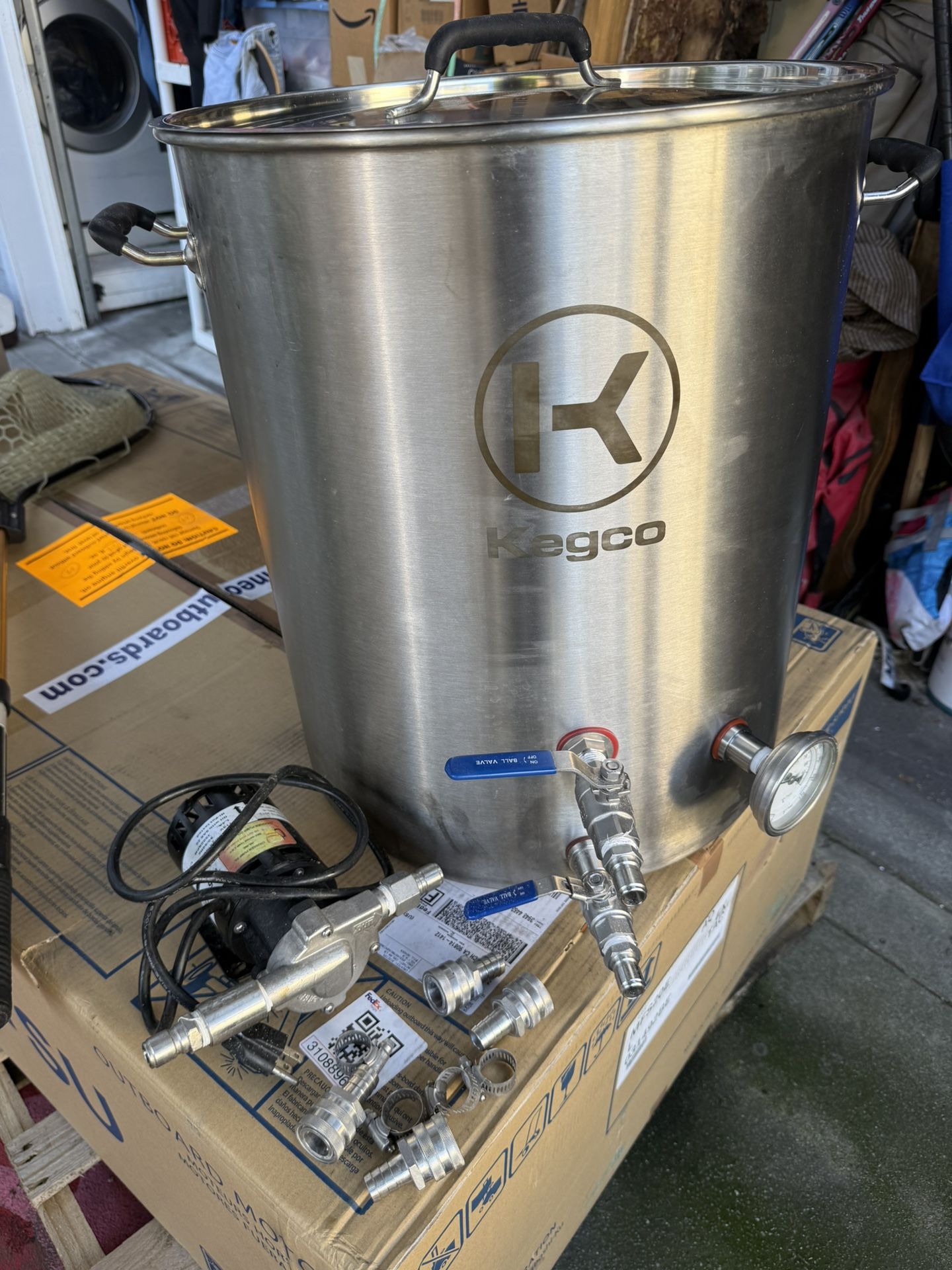 Kegco 22.5 gallon kettle brewkettle