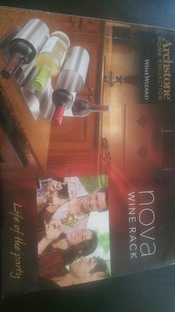 NIB modern wine rack