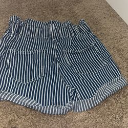 striped summer shorts