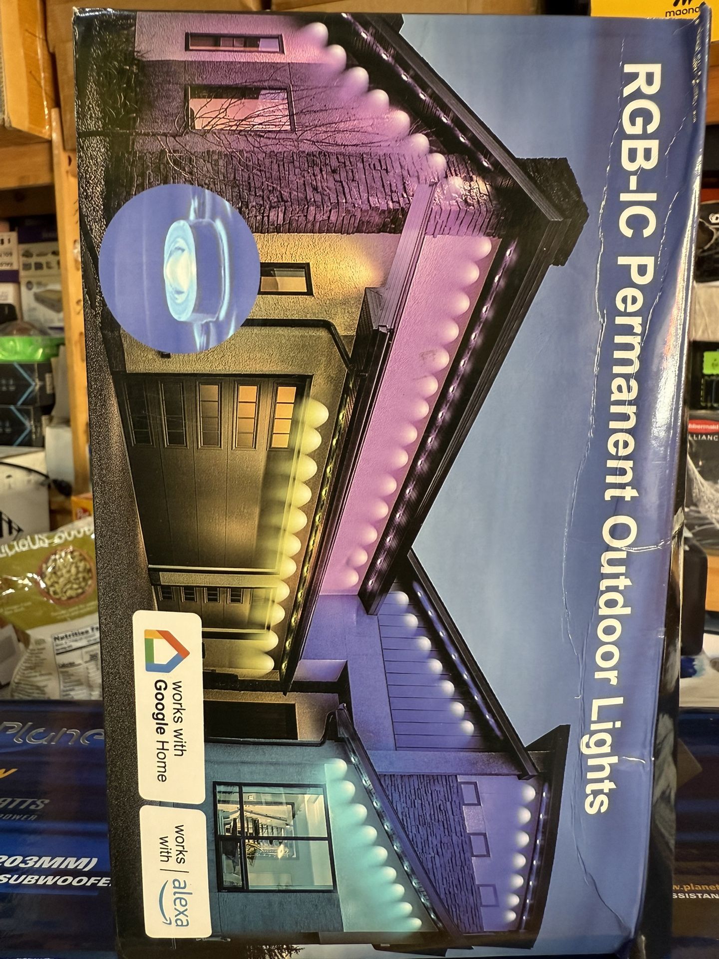 Permanent Outdoor Lights for House 150ft, IP68 Waterproof Outside Lights 150FT