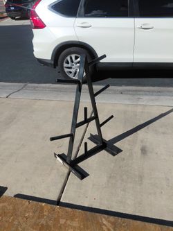 Weights storage rack
