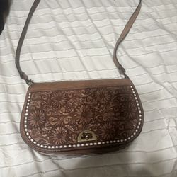100% Leather Western Bag