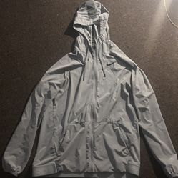 gray dri fit nike pro hoodie