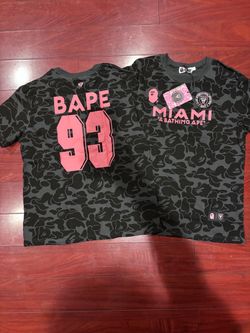 BAPE x Inter Miami CF Camo T-Shirt