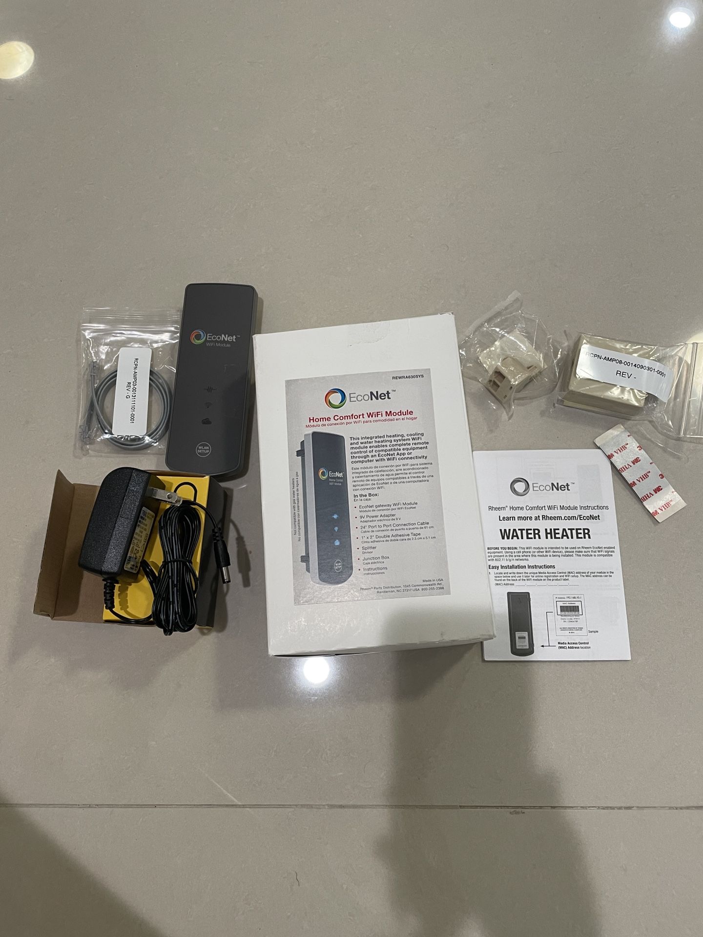 Protech REWRA630SYS EcoNet WiFi Kit for Heating & Cooling Systems