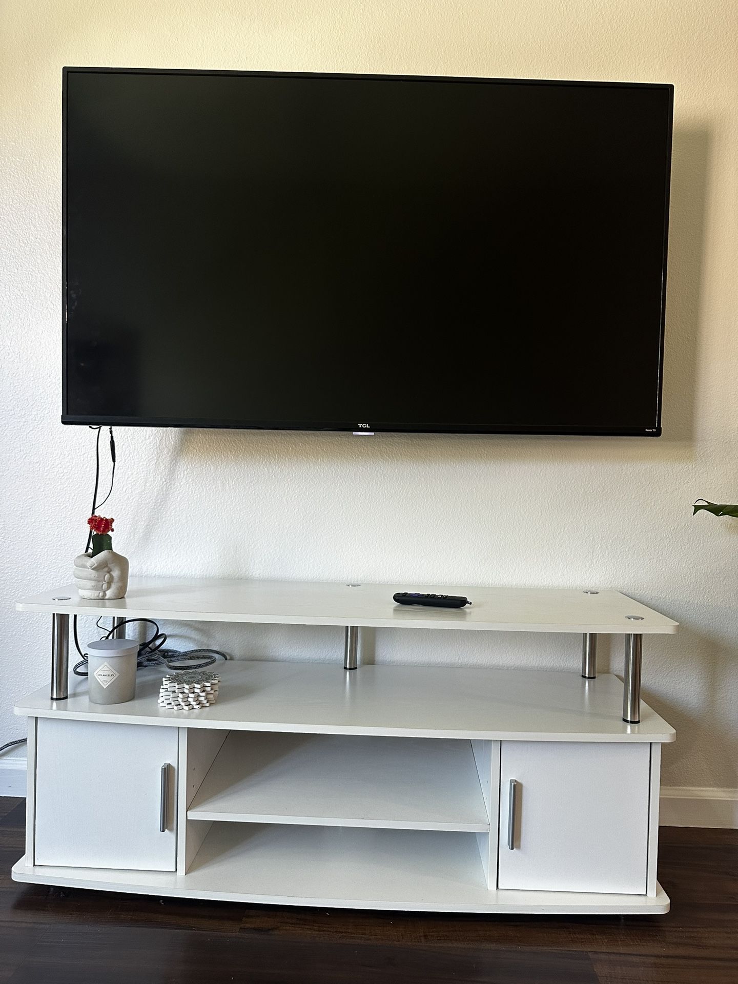 White TV Stand