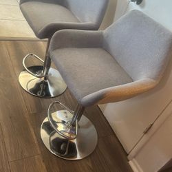 Gray Bar Stools 