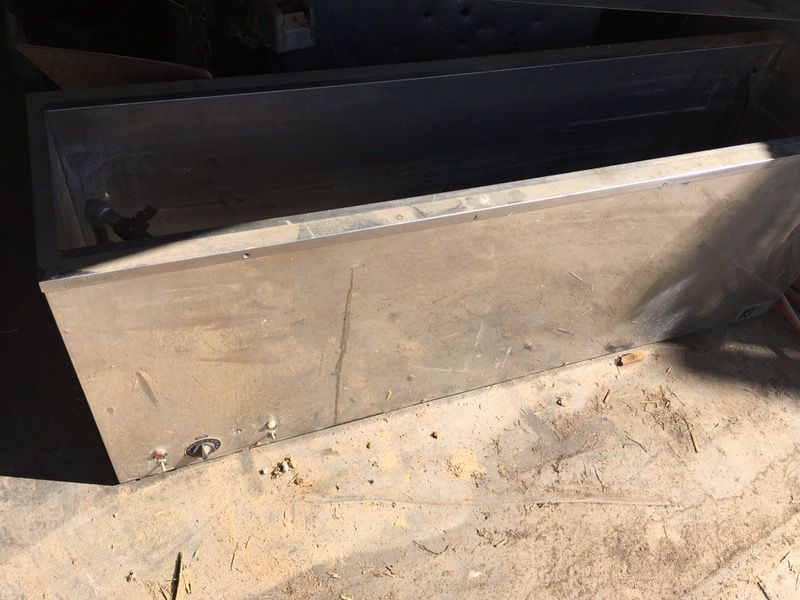 Stainless ultrasonic tank for parts cleaning