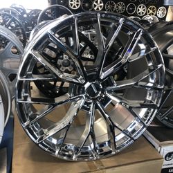 20 INCH CHROME WHEEL FITS Almost Any Car