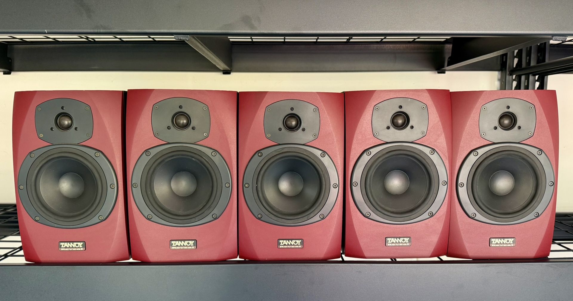 5 Tannoy Reveal Pro Monitors