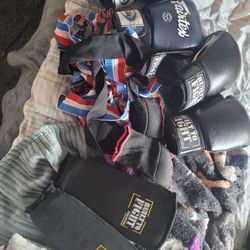 Fairtex Boxing Gloves, BUILT TO FIGHT, SHIN GUARDS, WRISTBWRAPS