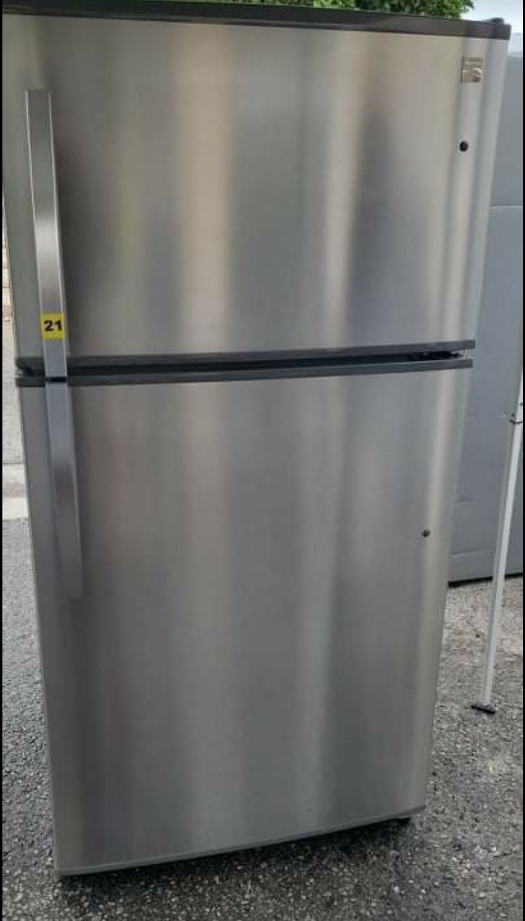 Kenmore Stainless Steel Refrigerator - Perfect Smaller Spaces