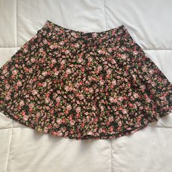 Floral Print Skirt