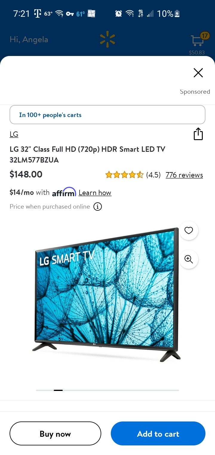 32in LG TV