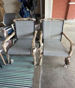 Set of 2 Patio Chairs – Outdoor Balcony & Backyard Chairs