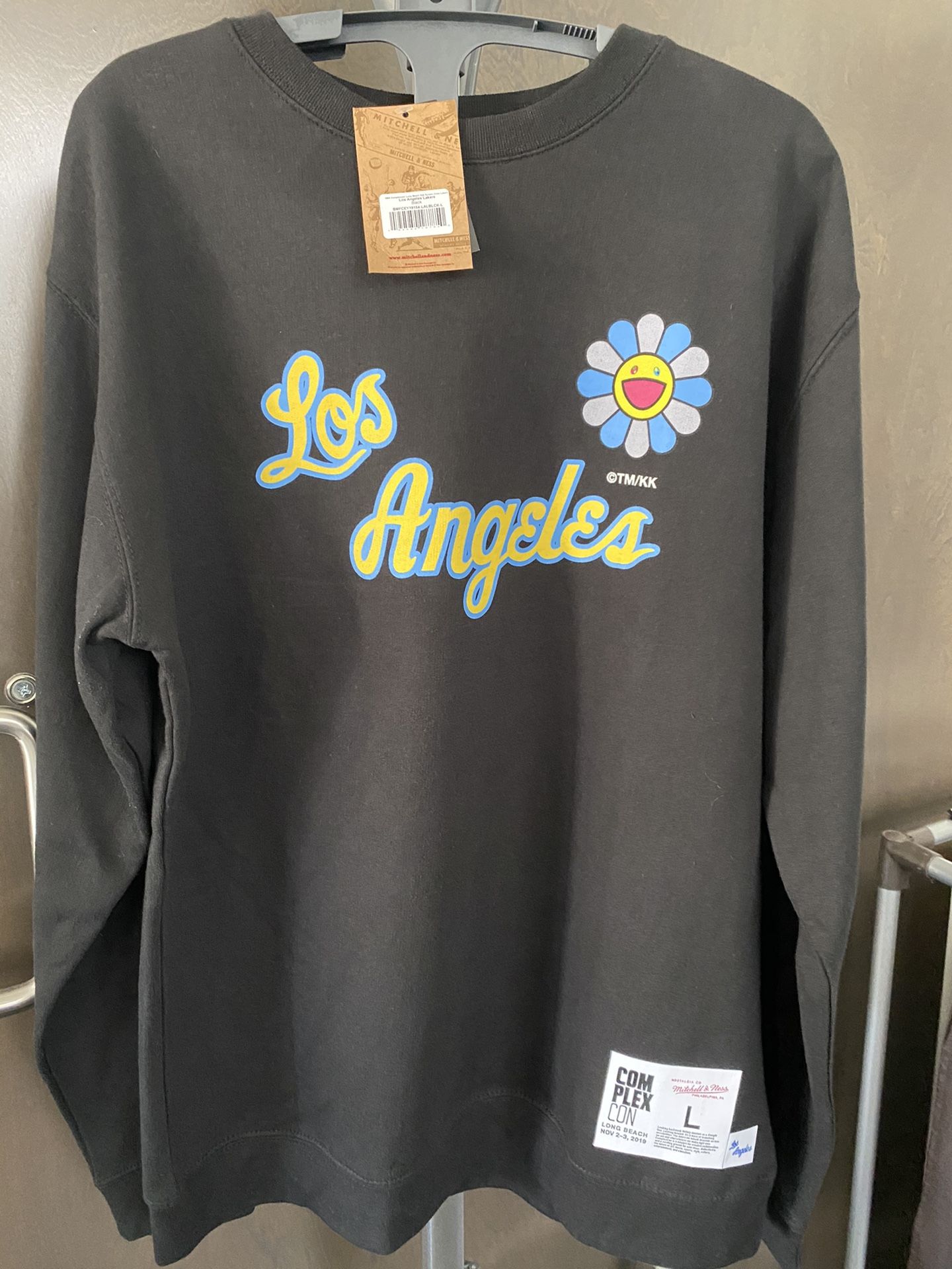 Takashi Murakami ComplexCon x LA Lakers M&N crew sweatshirt