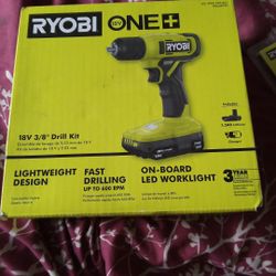 RYOBI POWER DRILL BRAND NEW IN BOX 