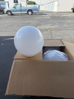 White Globe Light Shade