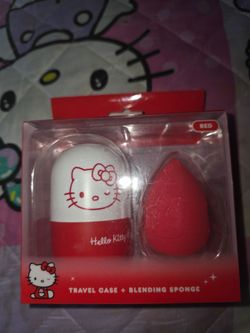 Hello Kitty Makeup blender and case