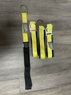 Concrete Anchor Straps, 4 Feet With D Ring