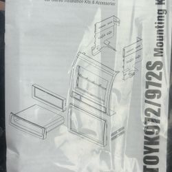 Toyota Tacoma 2005-2011 Stereo Installation Kit