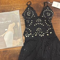 One Piece Swimsuit And Skirt