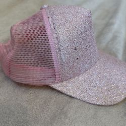 Pink Glitter Hat