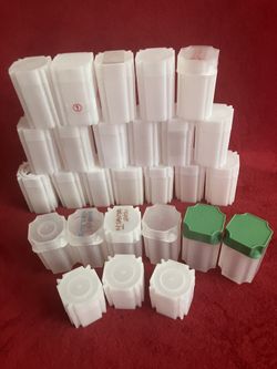 Lot 28 CoinSafe square coin tube - Made In USA - Guardhouse -