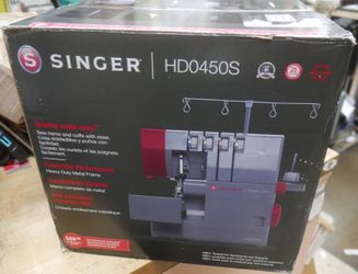 SINGER HD0450S Heavy Duty Serger Overlock Machine with 2-3-4 Thread Capability. new . f(contact info removed)5.