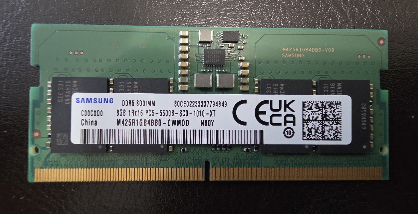 Lot of 30 Samsung 8GB DDR5 5600MHz Laptop RAM SO-DIMM – $400 OBO