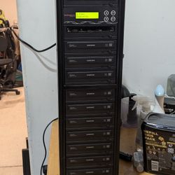 Best Duplicator DVD Duplicator Built-in BD Certified 24x Burner (1 to 10 Target) Copier Tower Replication Recorder