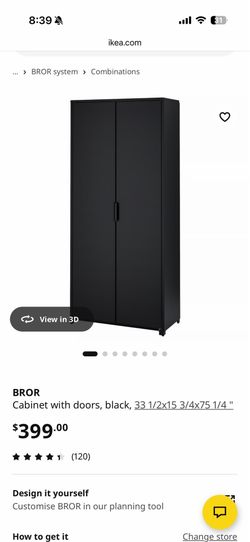 New in box - bror cabinet