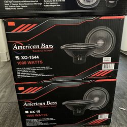 To American base 15’s. To American base six by nines new in a box