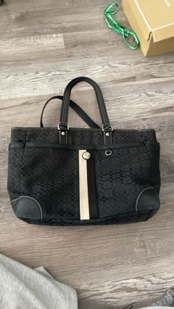 Coach Signature Voyager Tote