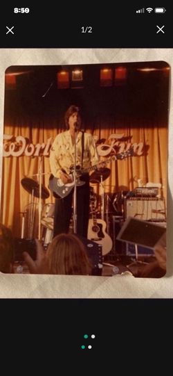 Rare 1970's Ricky Nelson World Of Fun Live Concert Photo